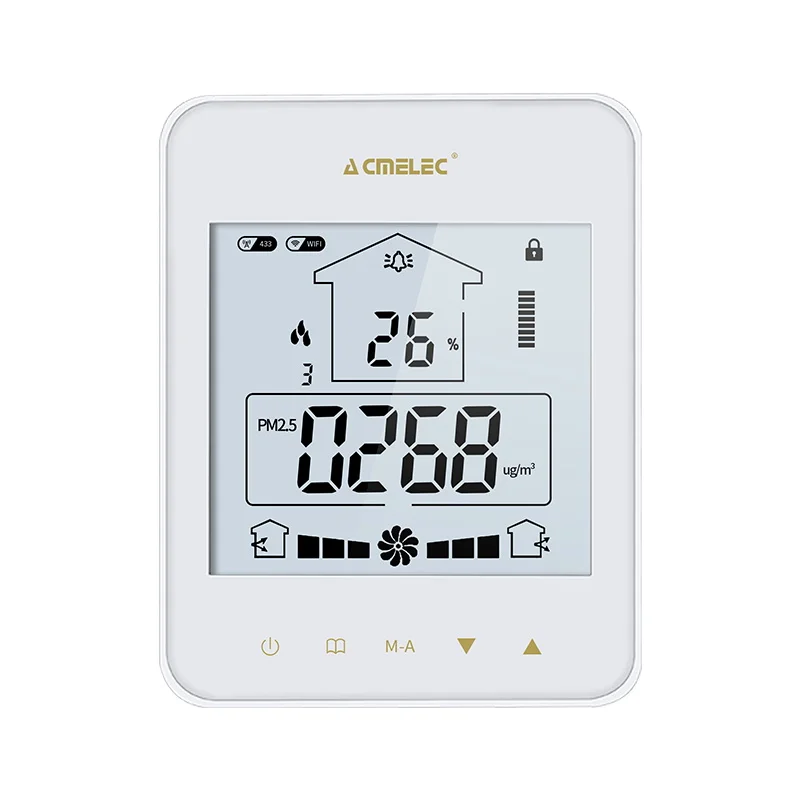 AE-96-XF сенсорная кнопка LCD программируемая внутренняя система свежего воздуха WIFI