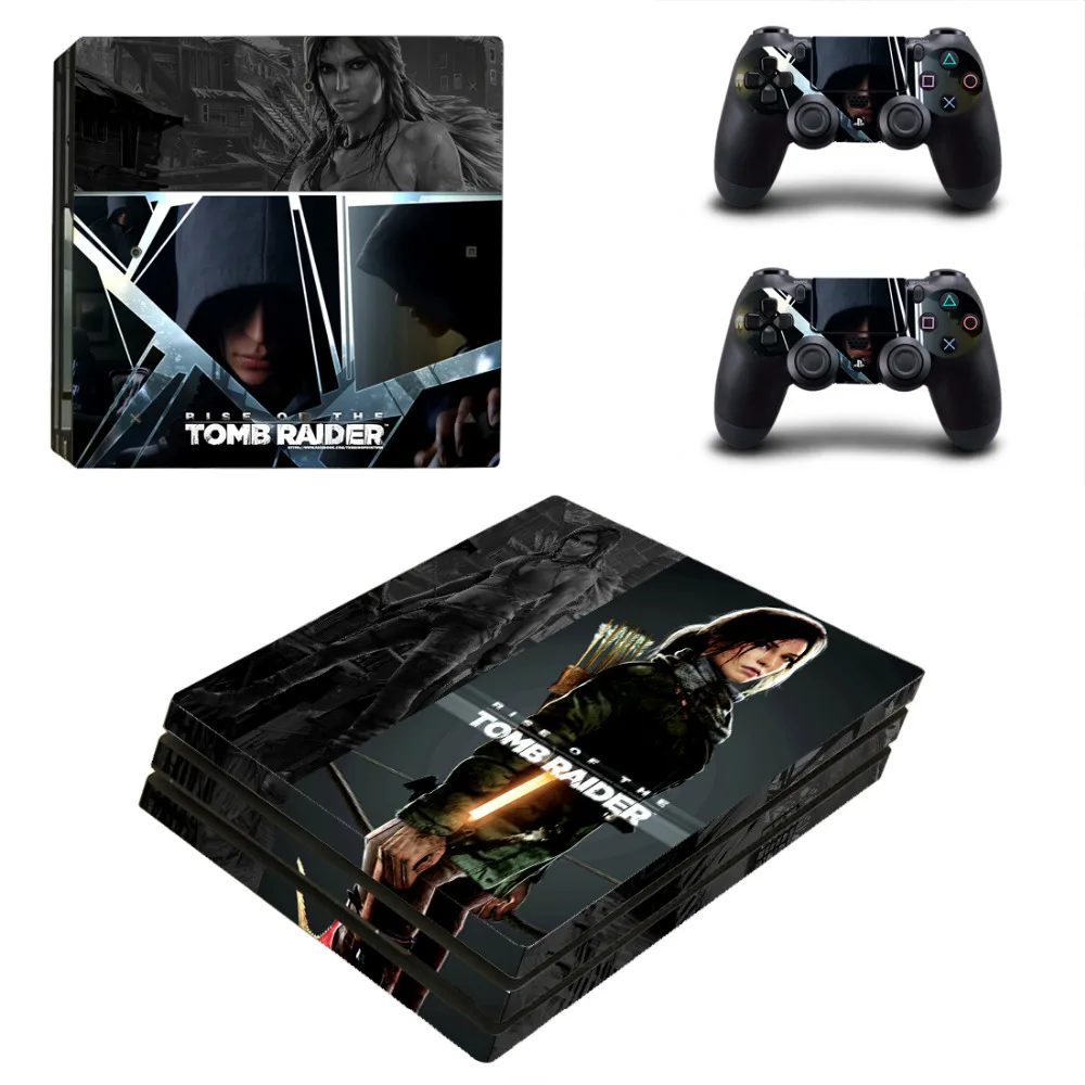 Подъем Расхитительница PS4 Pro кожи наклейки для Sony PlayStation 4 консоли и 2 контроллеры |