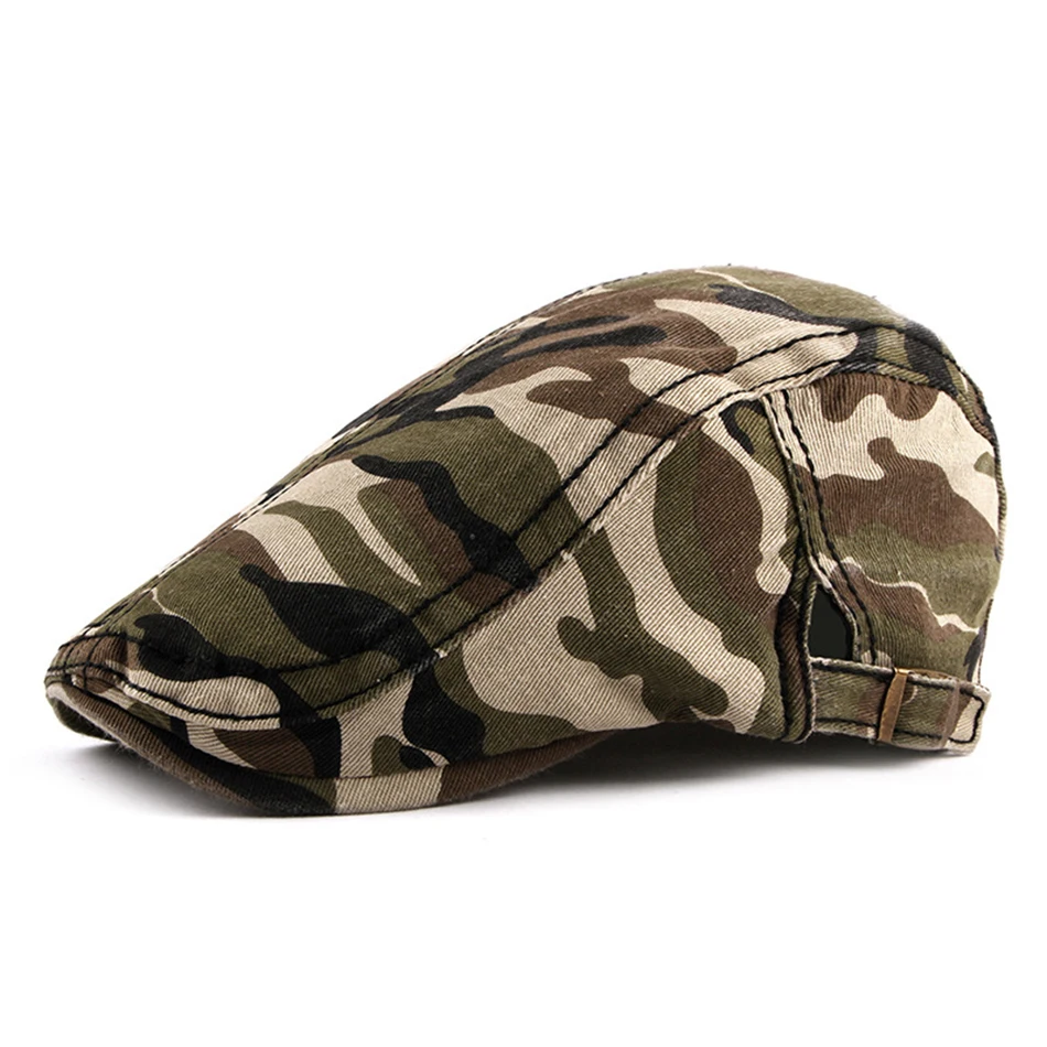 army green cap BUTTERMERE, Мужская кепка, s, камуфляж, регулируемая, береты, Моющийся хлопок, красный цвет, повседневная Кепка утконоса, мужская, весна-лето, Стильная кепка - Цвет: army green cap