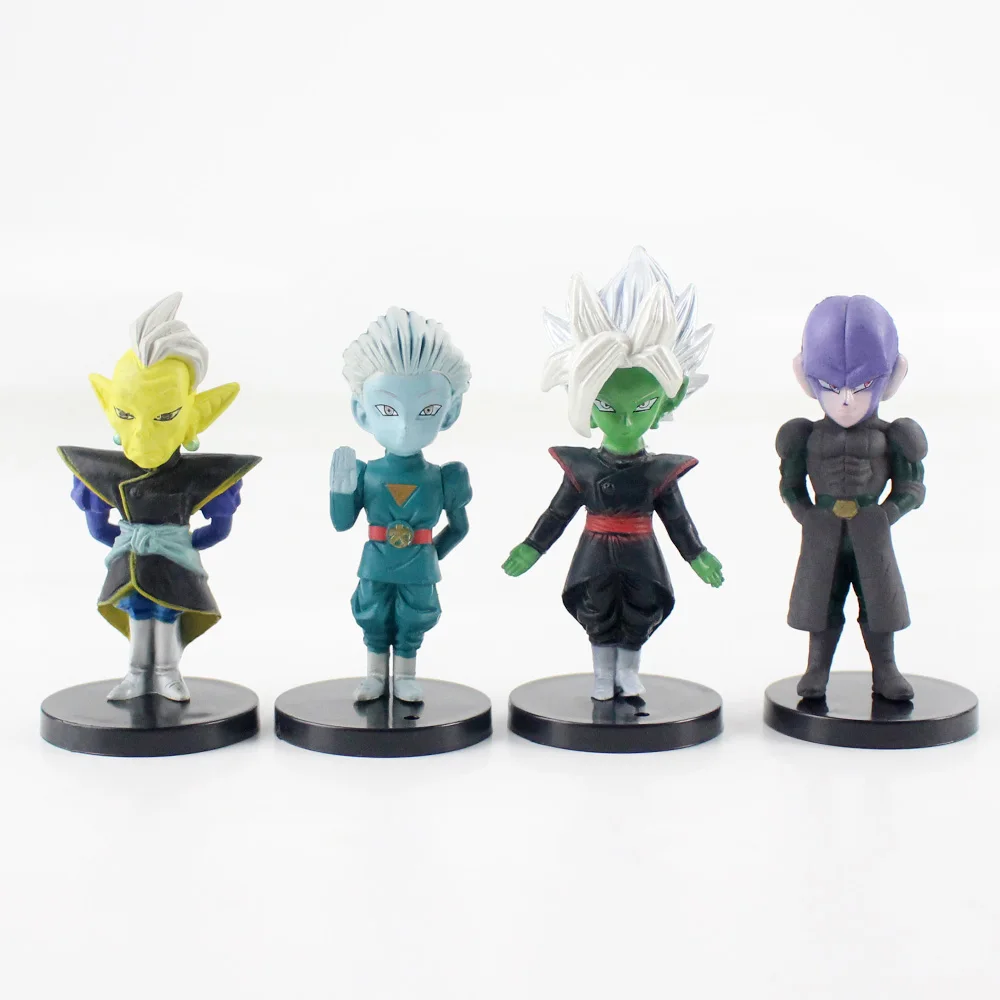 16 шт./компл. Dragon Ball Jiren Kale Grand Priest Zamasu Monaka trunks Вегета Сон Гоку сон Гохан ПВХ Фигурки игрушки DBZ Collelction