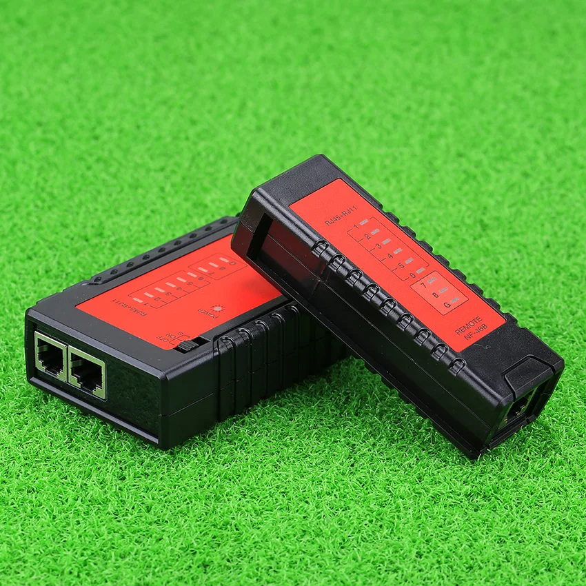 NF-468 сетевой/телефонный RJ11/RJ45 Кабельный тестер-Модернизированный дизайн с