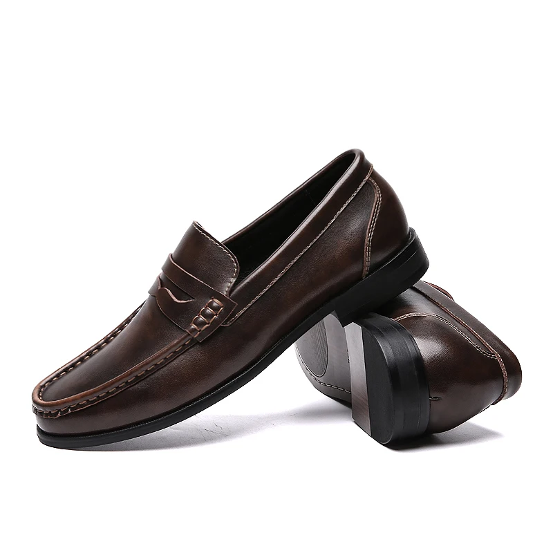 Новинка 2019 года мужские водонепроницаемые мокасины модные лоферы из натуральной