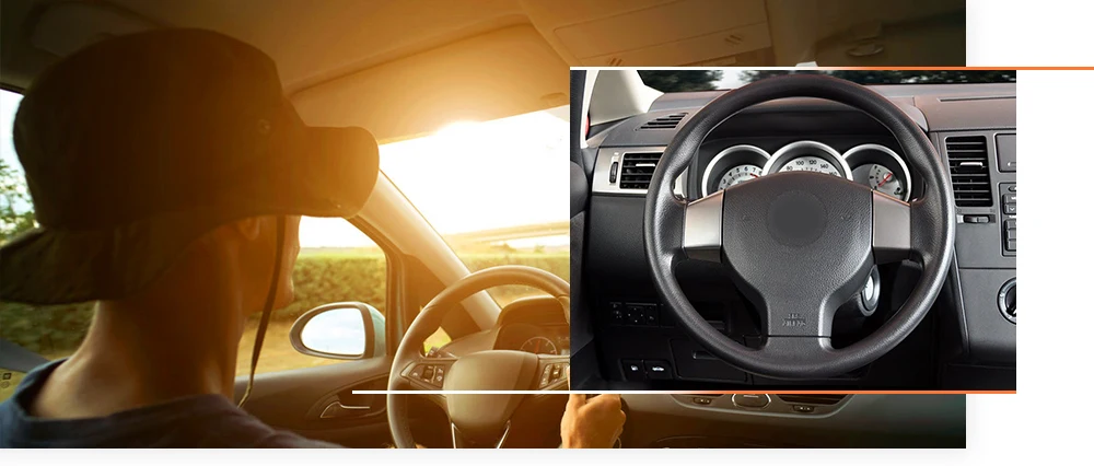 MEWANT черный искусственный кожаный чехол рулевого колеса автомобиля для Nissan Tiida 2004-2010 Sylphy 2006-2011 Versa 2007-2011 Versa Note