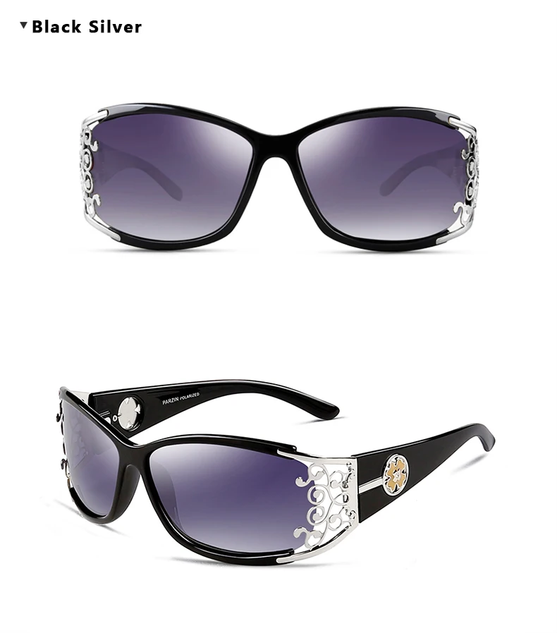 PARZIN Luxury Sunglasses Women Brand Designer Vintage Polarized Ladies Sun Glasses For Women Lace FemaleGlasses For Driving P218