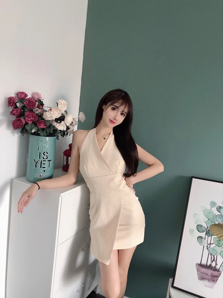 Новинка 2019 Сексуальная шея висела большая открытая спина трехмерная