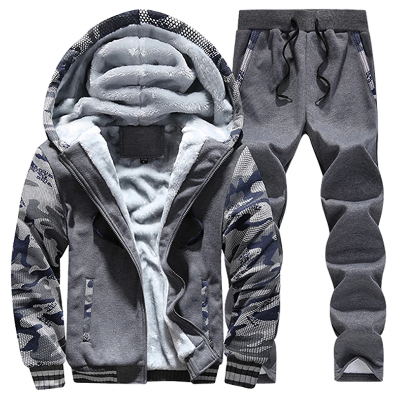 Hot Sale Winter Hoodies Men Sweatshirt Wadded Tracksuit Hooded Print Baseball Uniform Sportswear Jacket Wool Oversize Hoodie 5XL | Мужская