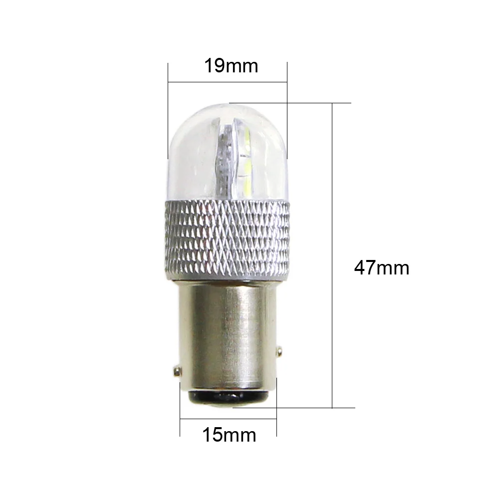 KEIN 2 шт. Strobe Flash P21/5 Вт светодиодный 1157 Bay15D авто лампы 3030 6smd белого и красного цветов