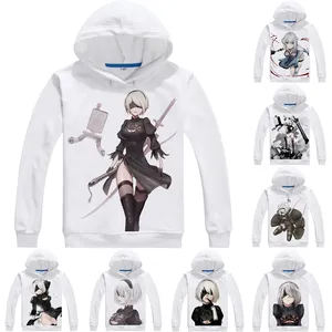 Худи с длинным рукавом Coolprint, мульти-стиль 2B YoRHa 9S