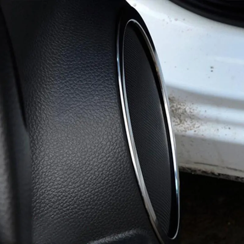 4 шт./компл. нержавеющая сталь дверь динамик кольцо Крышка украшения отделка для