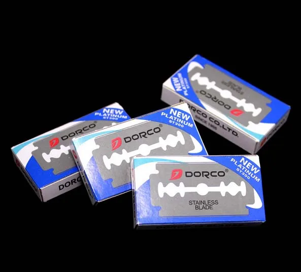 100 шт Оригинальные Dorco A + мужские бритвенные супер острые лезвия для стрижки волос