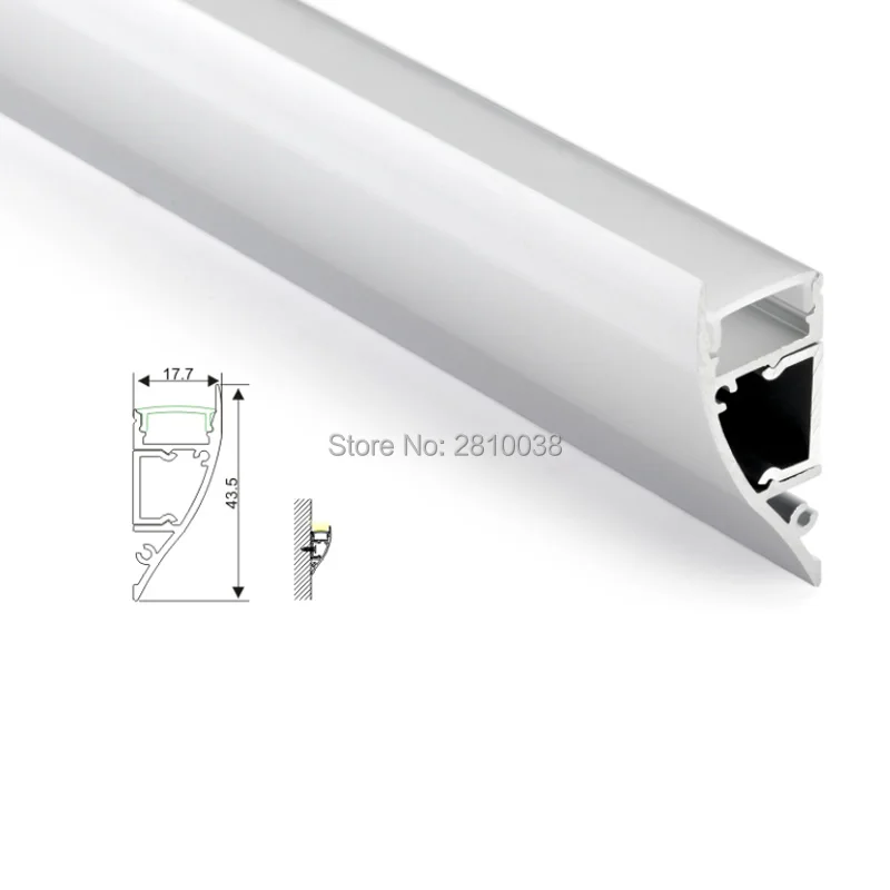 10 шт./партия Алюминиевые Светодиодные шайбы для стен х1 м|aluminium led profile|led profileled channel