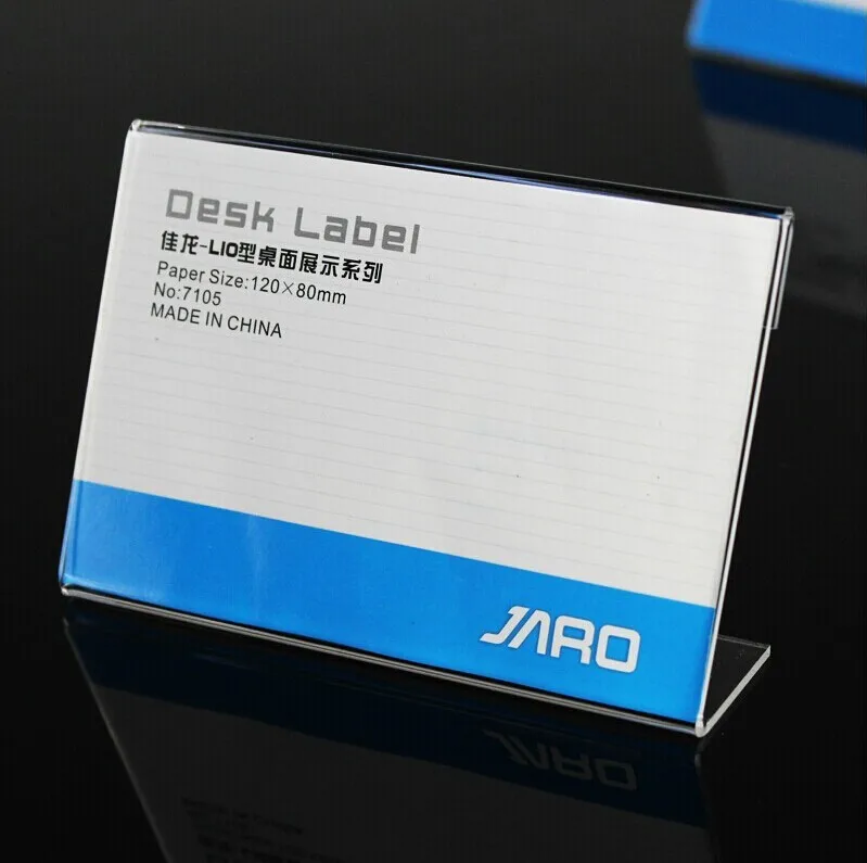 9*6 см прозрачный акриловый держатель знака цена ярлык стенд фотодержатель