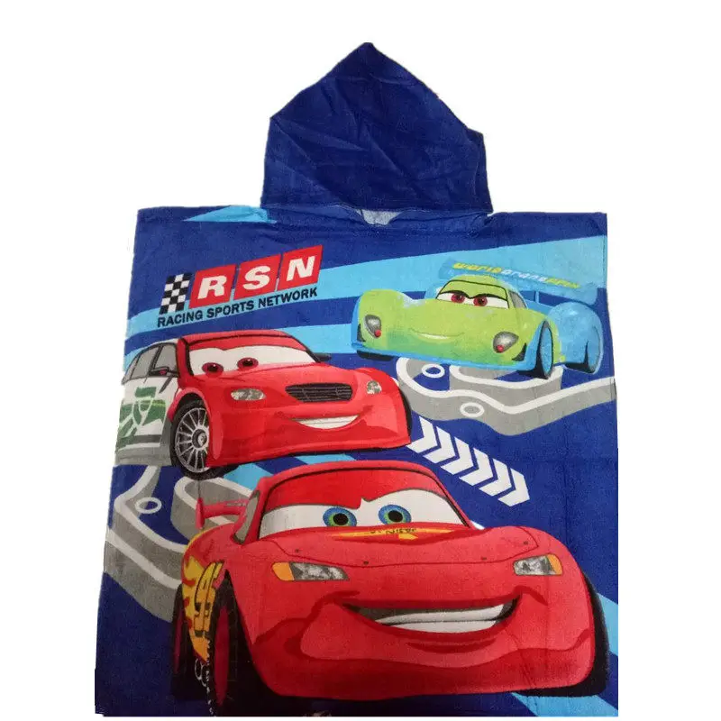 car-2 Дисней, 60x120 см, детское хлопковое банное полотенце с героями мультфильма «Человек-паук», «Холодное сердце», «Эльза», «Анна», «Тачки», пляжное полотенце-накидка, полотенце, подарок - Цвет: car-2