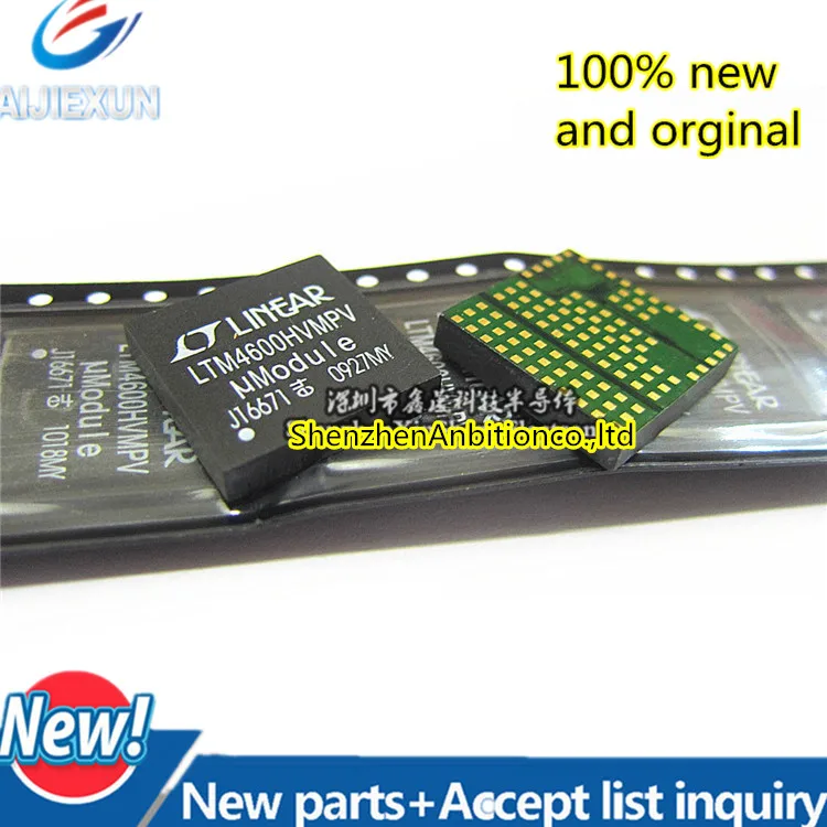 

1 шт. 100% новый и оригинальный LTM4600HVMPV LTM4600 LGA104 10A, 28VIN высокая эффективность ciency DC/DC модуль в наличии