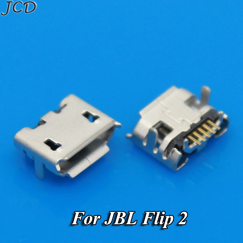 JCD 10 шт. микро мини USB разъем для JBL Flip 2 Bluetooth динамик ЗАМЕНА Запасные части