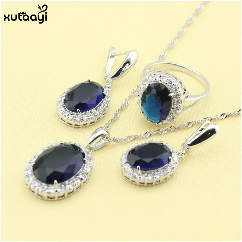 Женский комплект из колье серёг и браслета серебра 925 пробы|jewelry sets for women|fashion jewelry