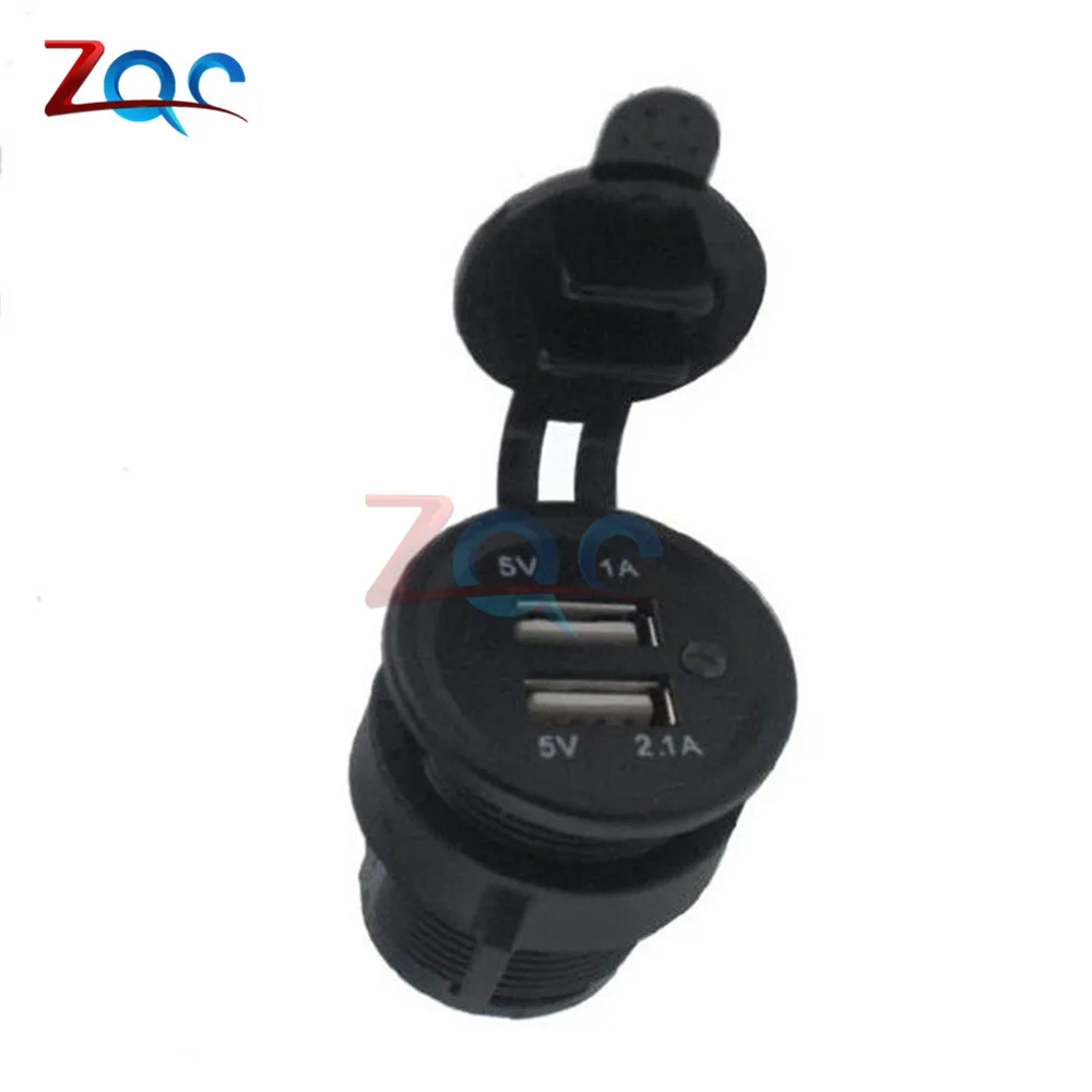 Разветвитель с двумя USB портами для прикуривателя автомобильный адаптер питания