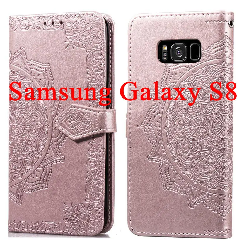 Чехол-книжка с бумажником для samsung Galaxy S10 S9 S8 PLUS S7 S6 edge, полный закругленный протектор экрана для Galaxy S10E NOTE 8 9, пленка