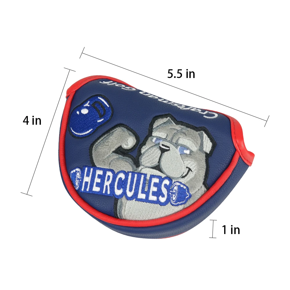 Golf Putter Head Covers Tiger Dog with Magnetic Synthesis leather Free Shipping Special Design | Спорт и развлечения