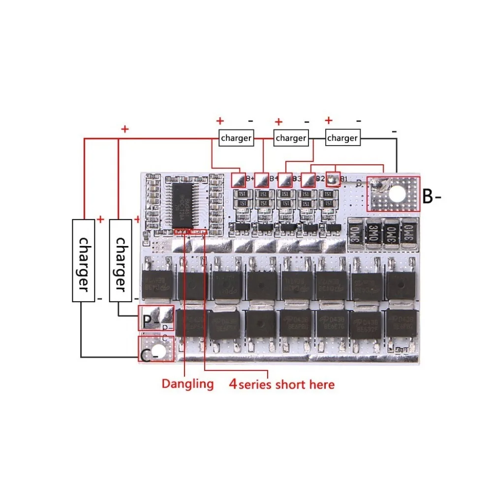 3s A4s 5s 100a 12v 21 в литий-ионный Батарея Зарядное устройство защиты печатной платы Bms