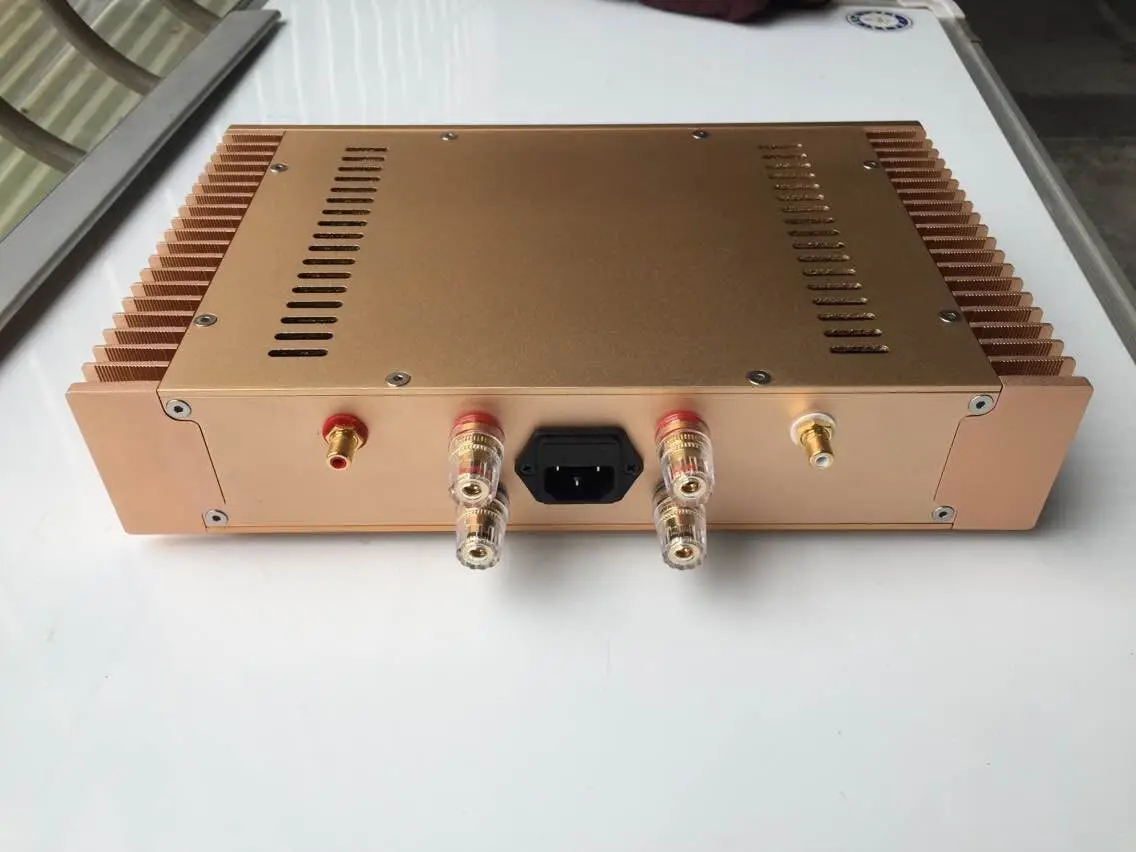 

ZEROZONE DIY aluminum aluminum Class A amplifier chassis / AMP box (Silver/Gold) L4-47