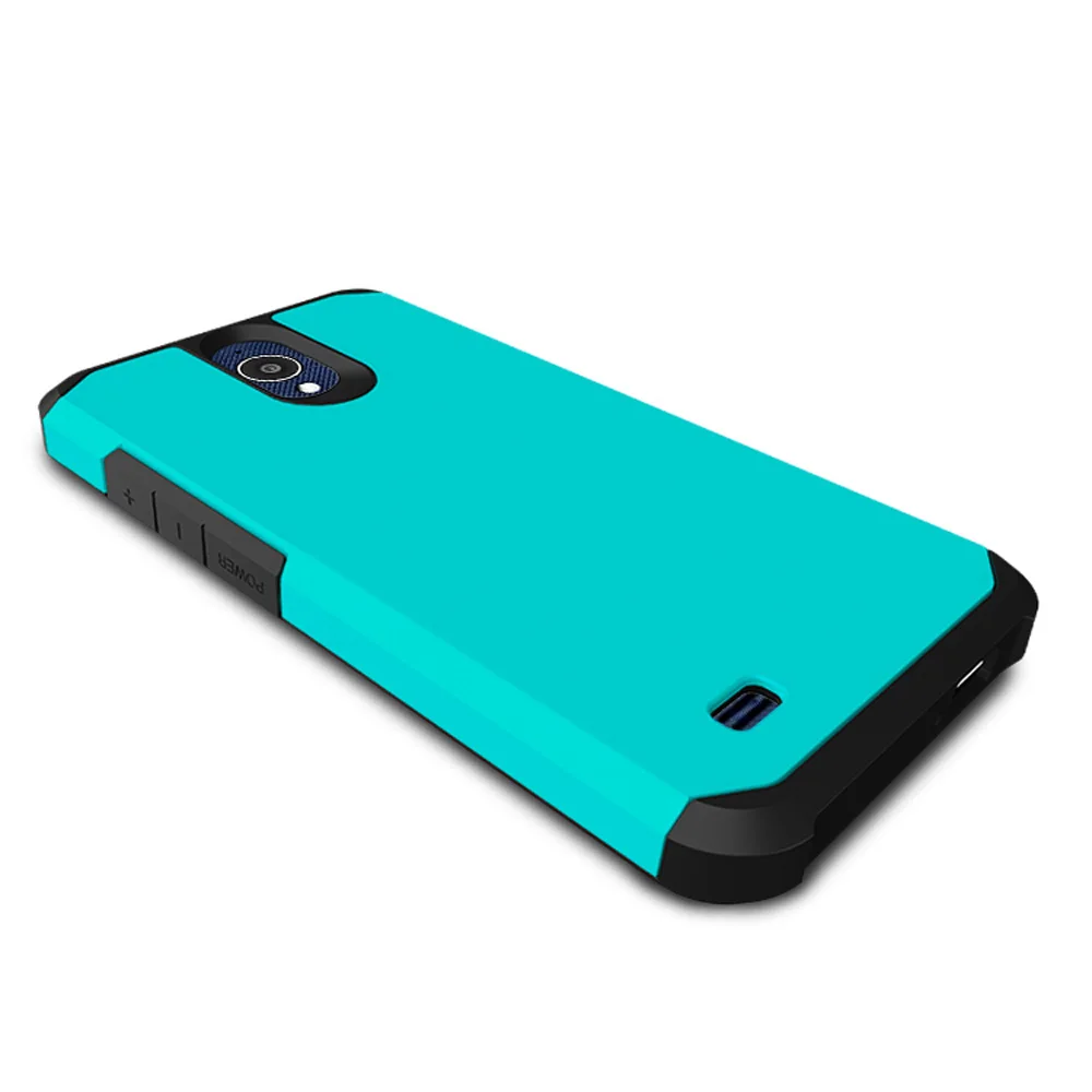 For AT&ampT Axia Case Dual Layer Hybrid Armor Anti Shock Impact Protective Soft TPU &amp Hard PC Back Cover QS5509a | Мобильные