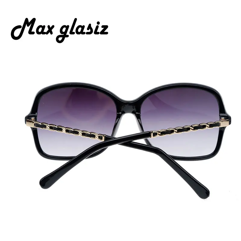 Женские солнцезащитные очки большие Овальные брендовые дизайнерские с