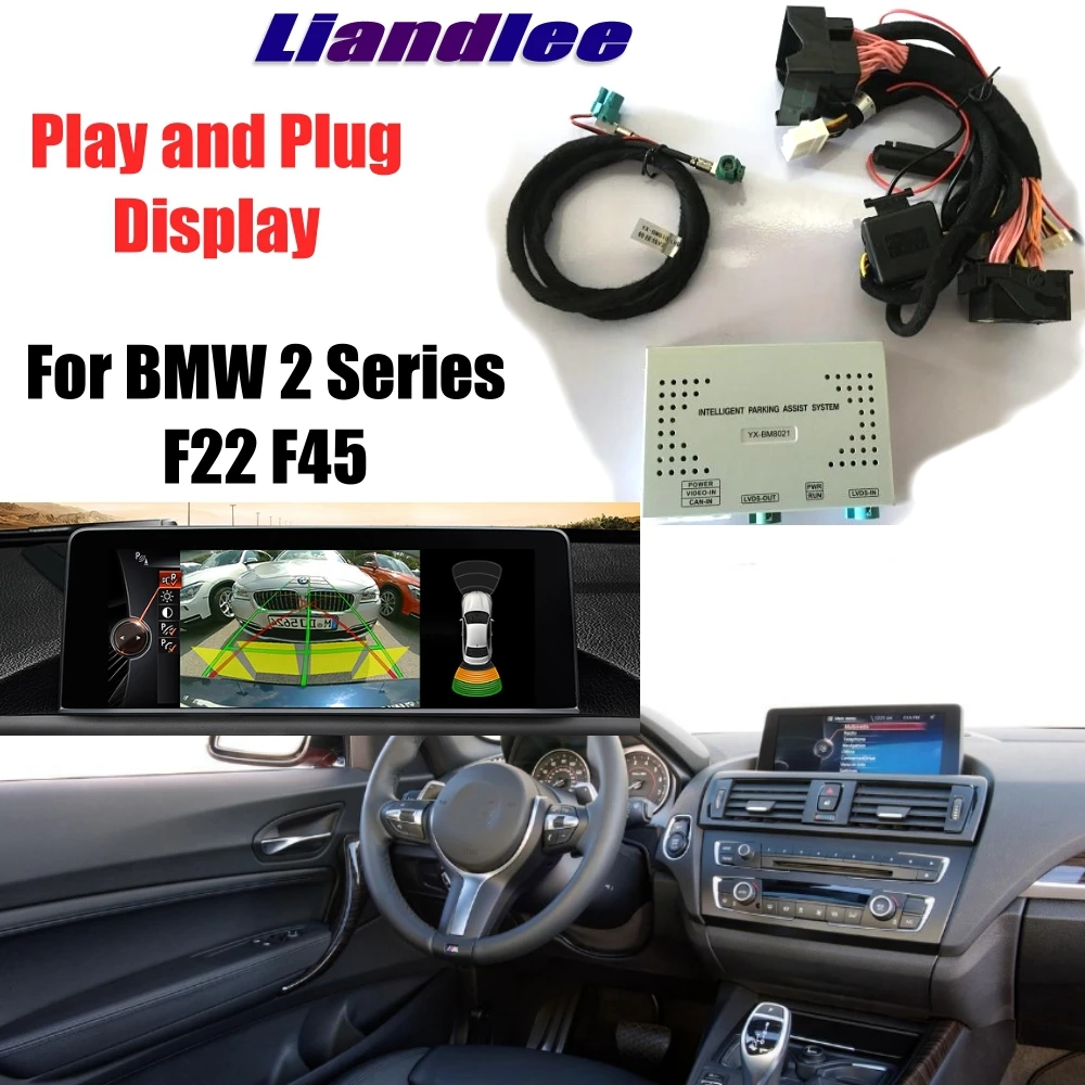 Комплект камер заднего вида Liandlee с интерфейсом для парковочной камеры BMW 2 F22 F45 CCC