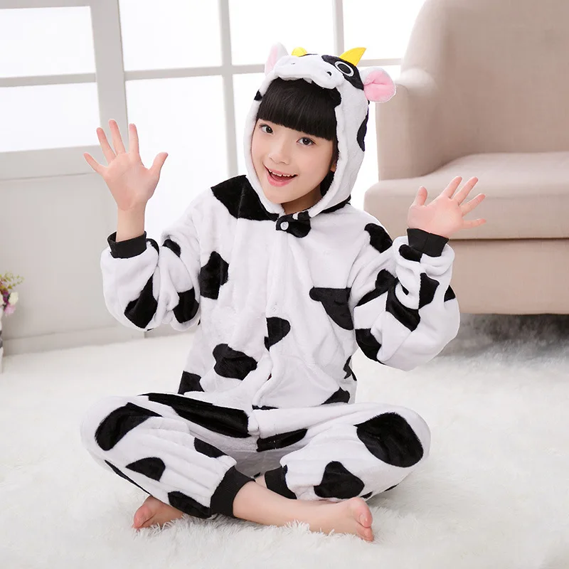 JINUO High Quality Adults Kids Flannel Onesie Pajamas Family Clothes Cartoon Animal Sleepwear Suit | Мать и ребенок