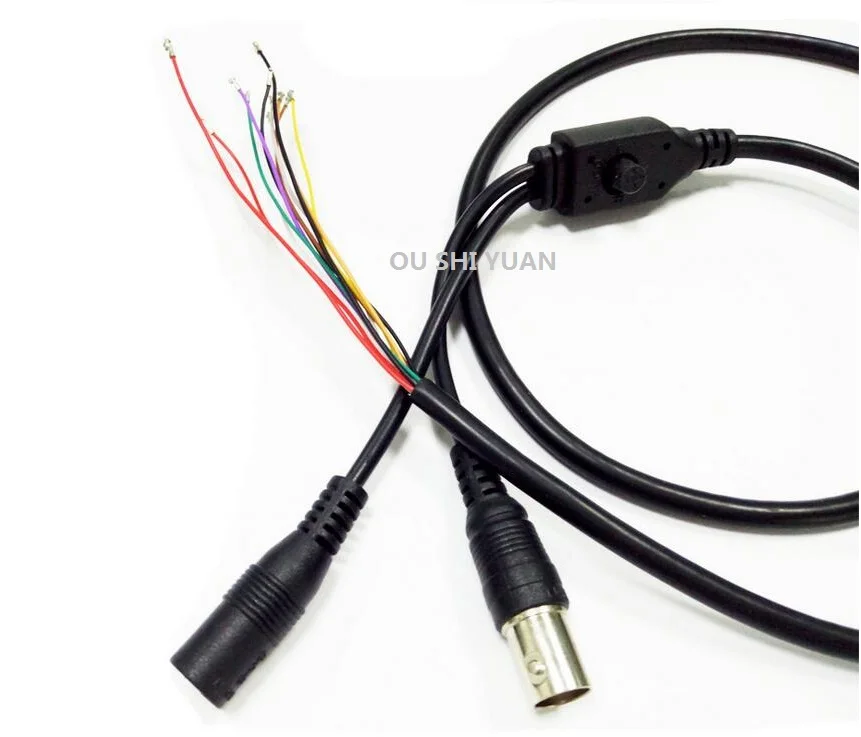 CCTV камера видео кабель 11 Pin Женский BNC с кнопкой OSD меню для CCTV AHD/CVI/TVI/CVBS камера
