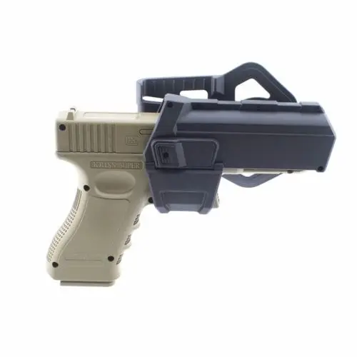 Подвижный пистолет кобура для G17 G18 с фонариком или лазер установленный Glock серии