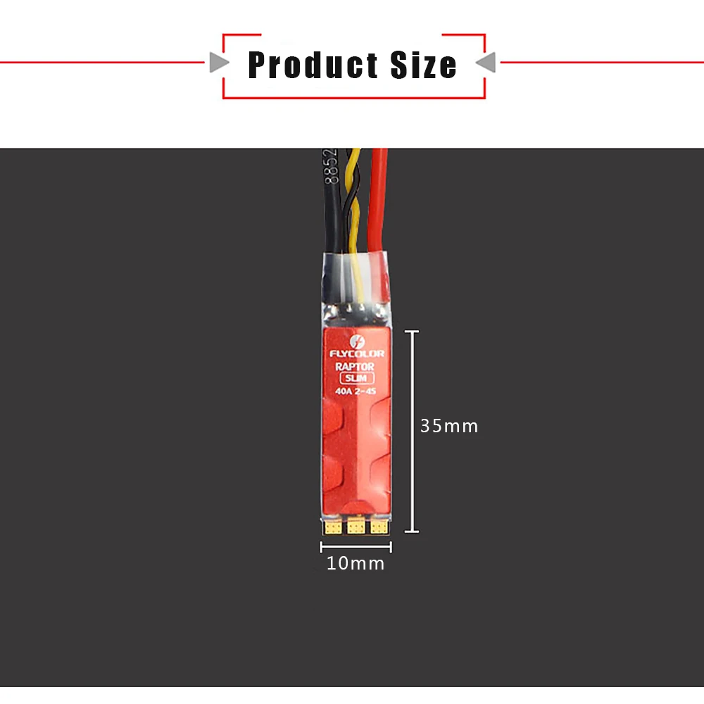 Новое поступление тонкий бесщеточный Радиоуправляемый Дрон 40A 2 4S ESC Dshot BLHeli S для
