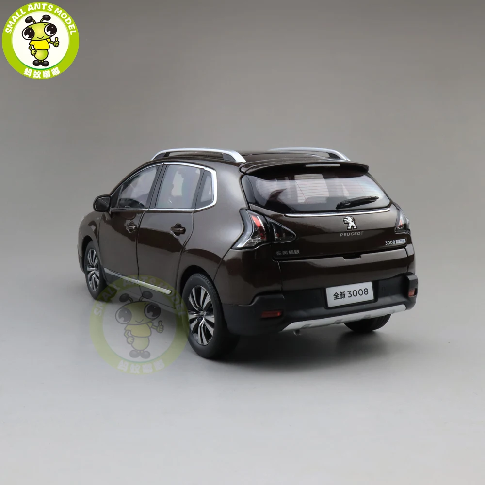 1/18 Китай Пежо 3008 SUV литая модель автомобиля игрушка джип Дети Мальчики Девочки Подарки коричневый