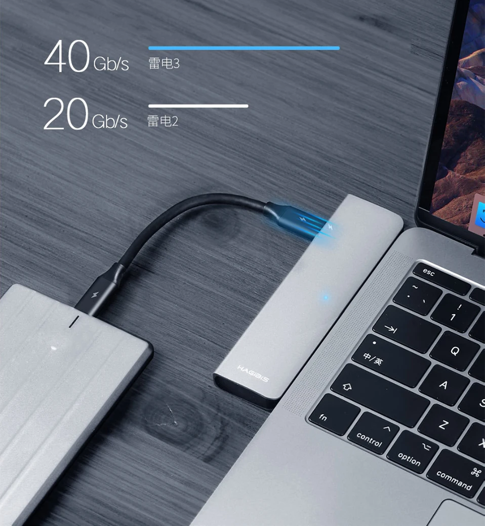 usb-адаптер для зарядки Xiaomi hagios type-C 7 в 1 TF/SD/PD/2 USD 3,0/концентратор HDMI конвертер зарядное устройство для Macbook Pro/air