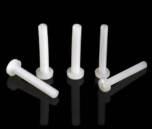 Нейлоновые пластиковые винты с круглой головкой поперечной M4X5 M4X6 M4X8 M4X10 M4X12