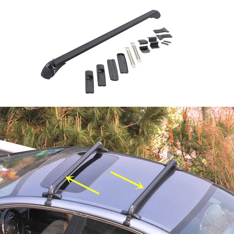 2 * Черный алюминиевый поперечный багажный стеллаж на крышу для HONDA Crosstour 2011 2016|rack