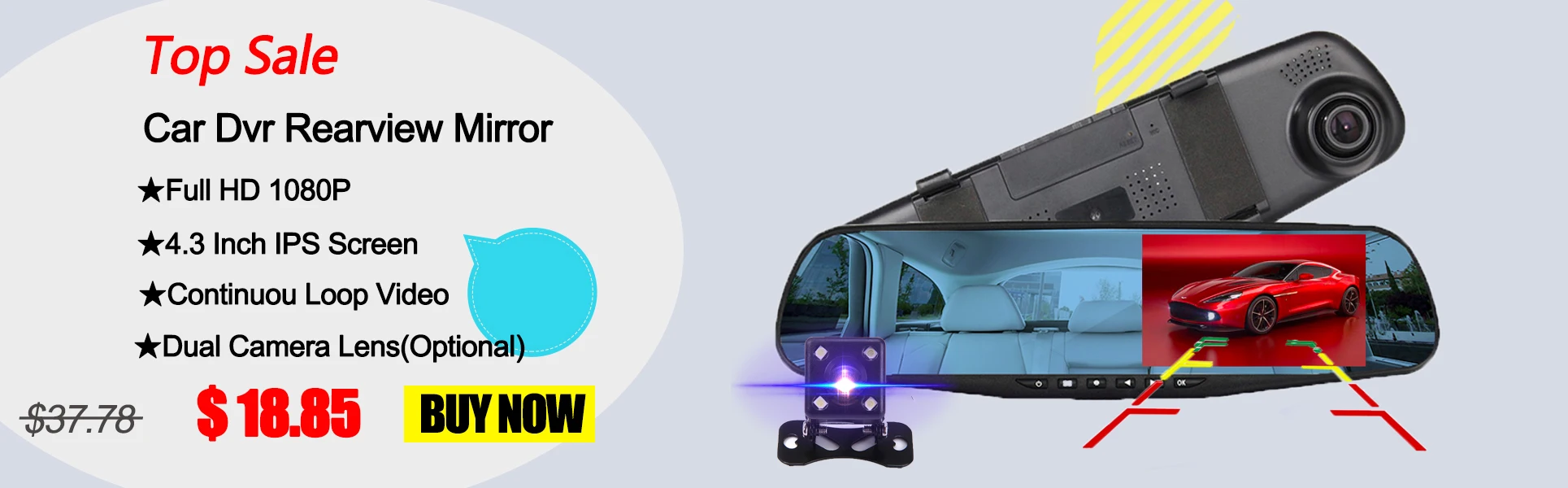 Умный Автомобильный видеорегистратор ADAS мини камера Full HD LDWS ночное видение Авто Цифровой видеорегистратор для USB Android мультимедийный плеер