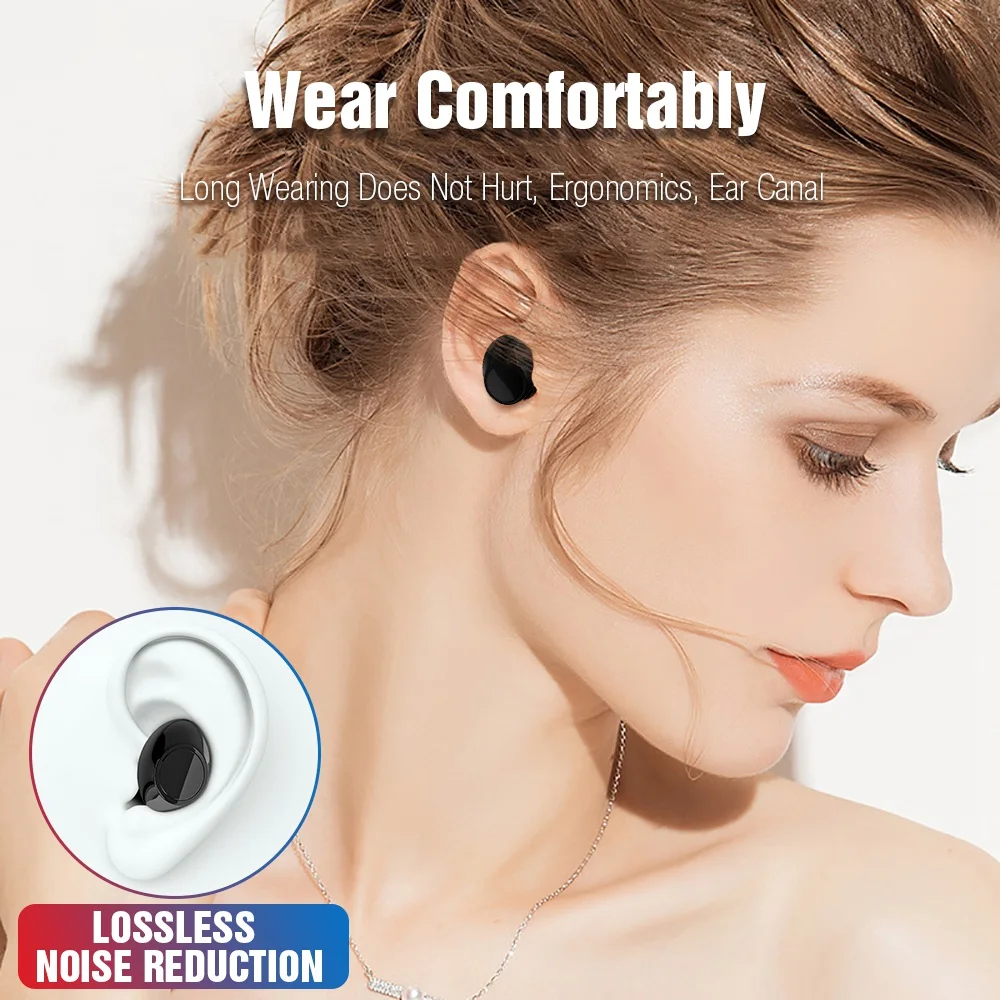 Наушники вкладыши TWS Bluetooth наушники Bass водонепроницаемый воздуха ухо спящие