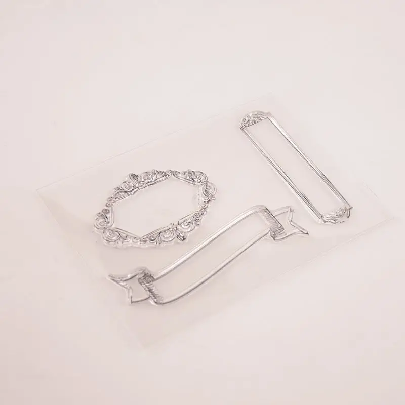 Рамка силиконовая прозрачная печать DIY Скрапбукинг рельефная фотография альбом