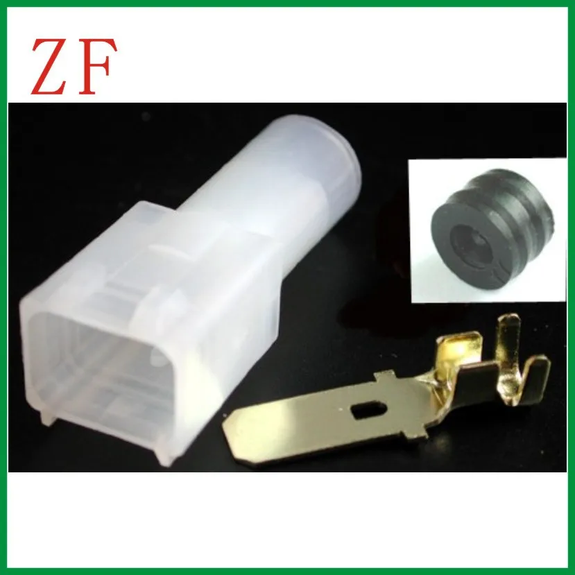 Мужской разъем кабель провод с клеммой сечением Терминалы 1 контактный Вилки