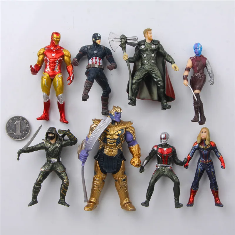8 шт./лот marvel legends Аниме Фигурка магниты на холодильник отличное качество аниме