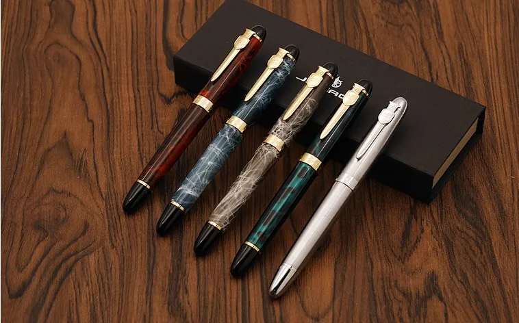 JINHAO X450A металлическая авторучка роскошный 0,5 мм чернильные ручки для каллиграфии для письма школы и офиса принадлежности Caneta