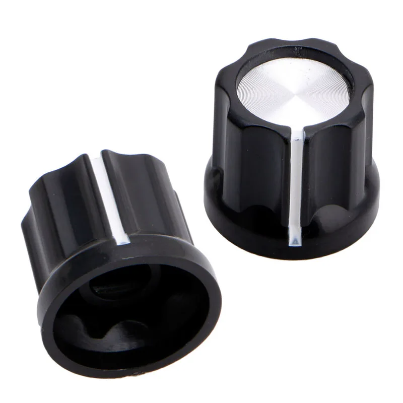 6 мм отверстие вала пластиковые резьбовые накатные ручки потенциометра для крыла