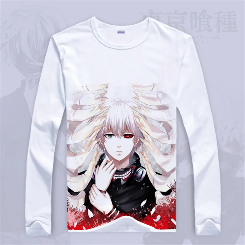 Мужская футболка с короткими рукавами и принтом Tokyo Ghoul | Тематическая одежда