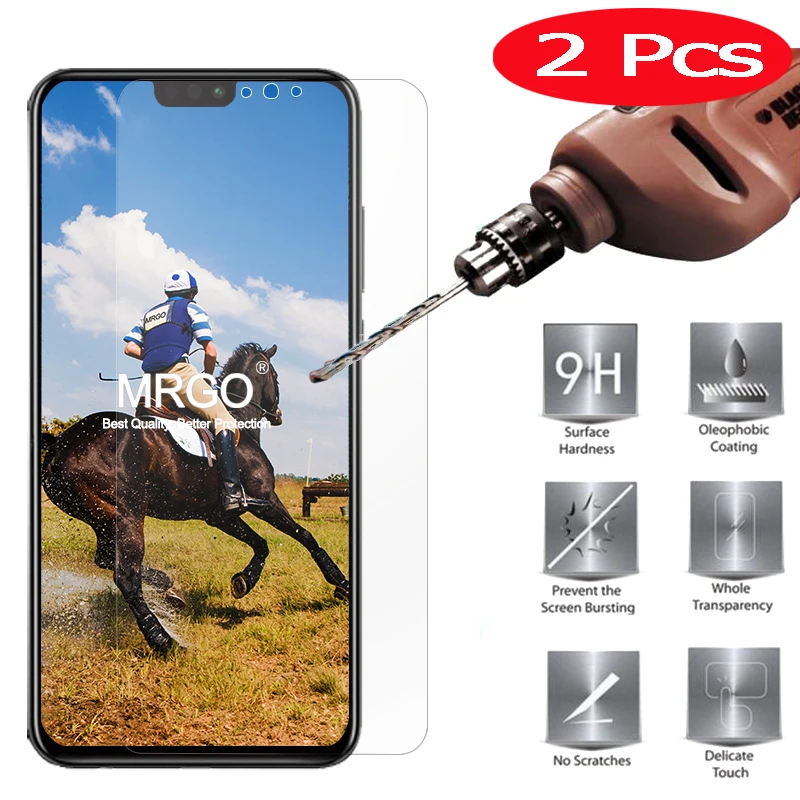 2 шт стекло для huawei Honor 8X протектор экрана 2.5D 9 H на защитное безопасное закаленное