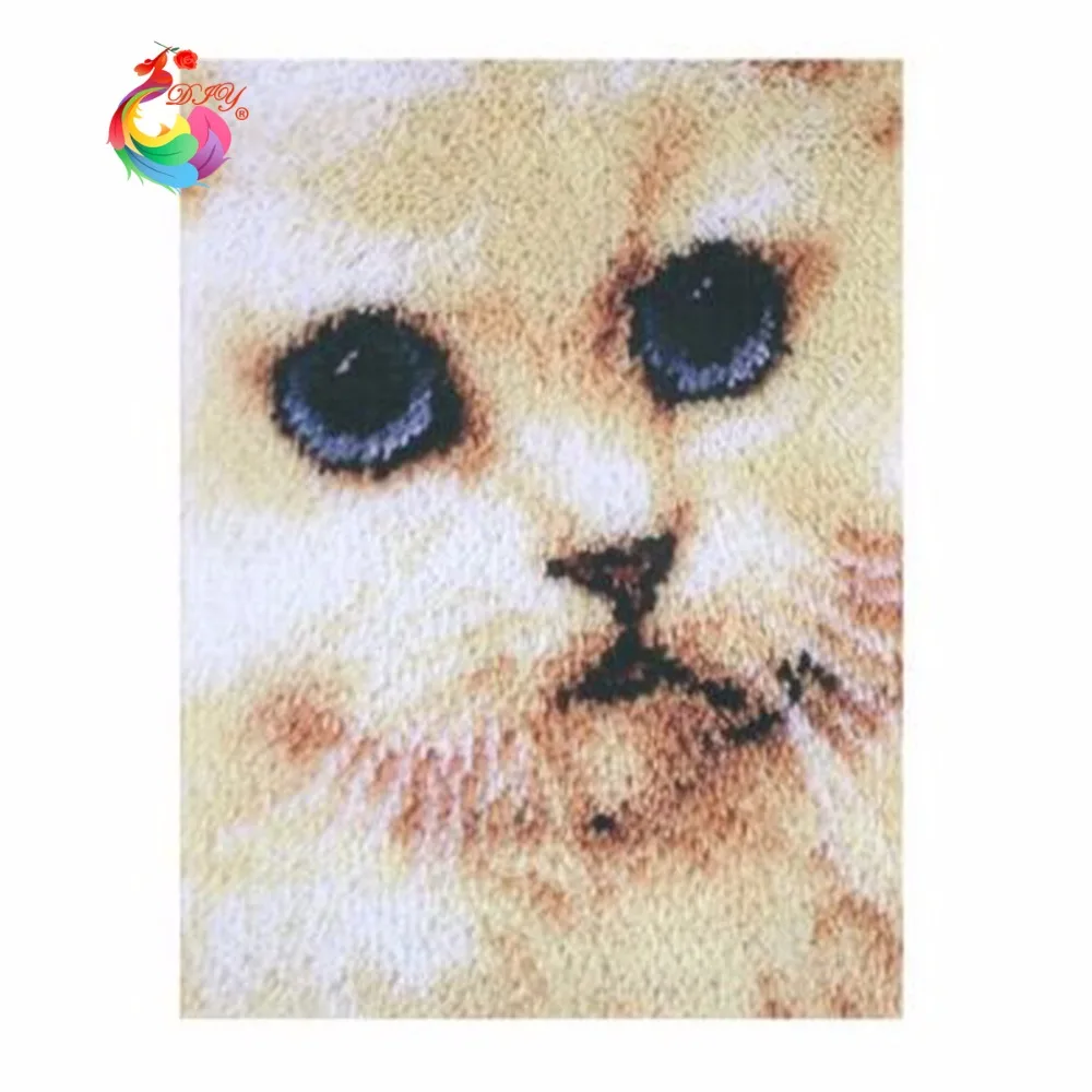 Набор для вышивки с крючком и подушкой сделай сам вязаный ковер вышивка из