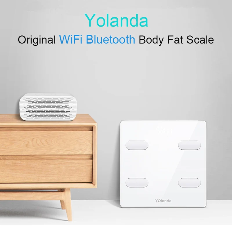 Умные весы Yolanda для ванной комнаты Wi-Fi Bluetooth | Дом и сад