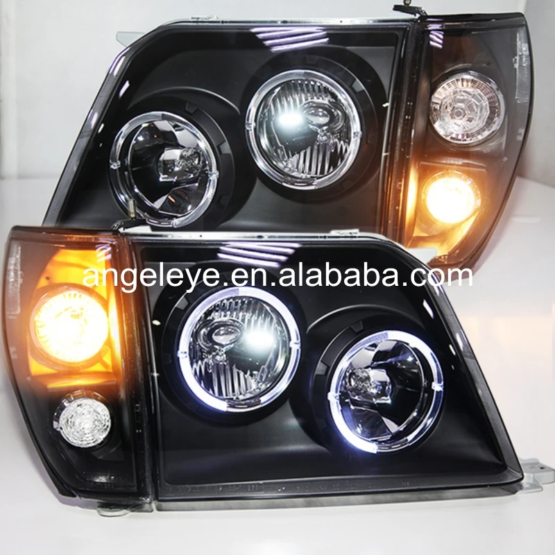 

1998-2003 год для Toyota Prado 3400 FJ90 LC90 фары ангельские глазки черный корпус LF