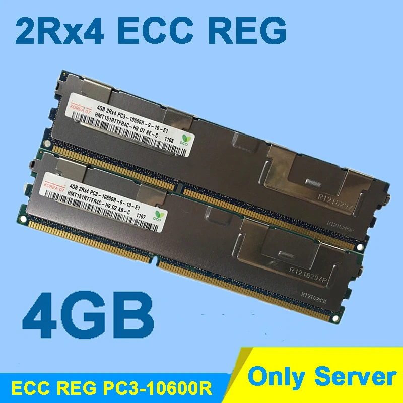 Серверная память высокого качества DDR3 1333 МГц 4 Гб PC3 10600R 2Rx4 ECC REG ram DDR 3 RDIMM memoria