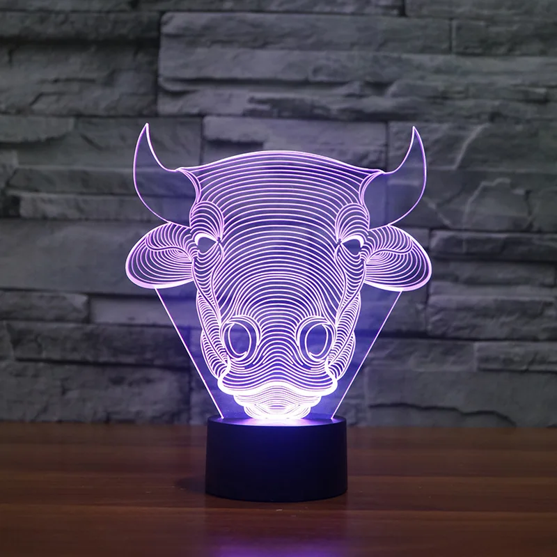 Новые креативные товары 3d Светодиодная лампа горячая Распродажа цветная